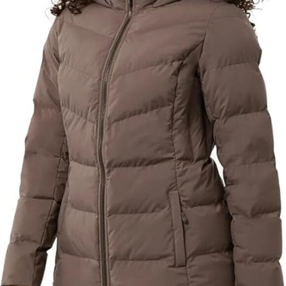 New 32 Degrees Puffer Tech Jacket Women's Size S Lightweight Water Resistant - Picture 5 of 16